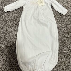 The Beaufort Bonnet Company Cream Baby Gown